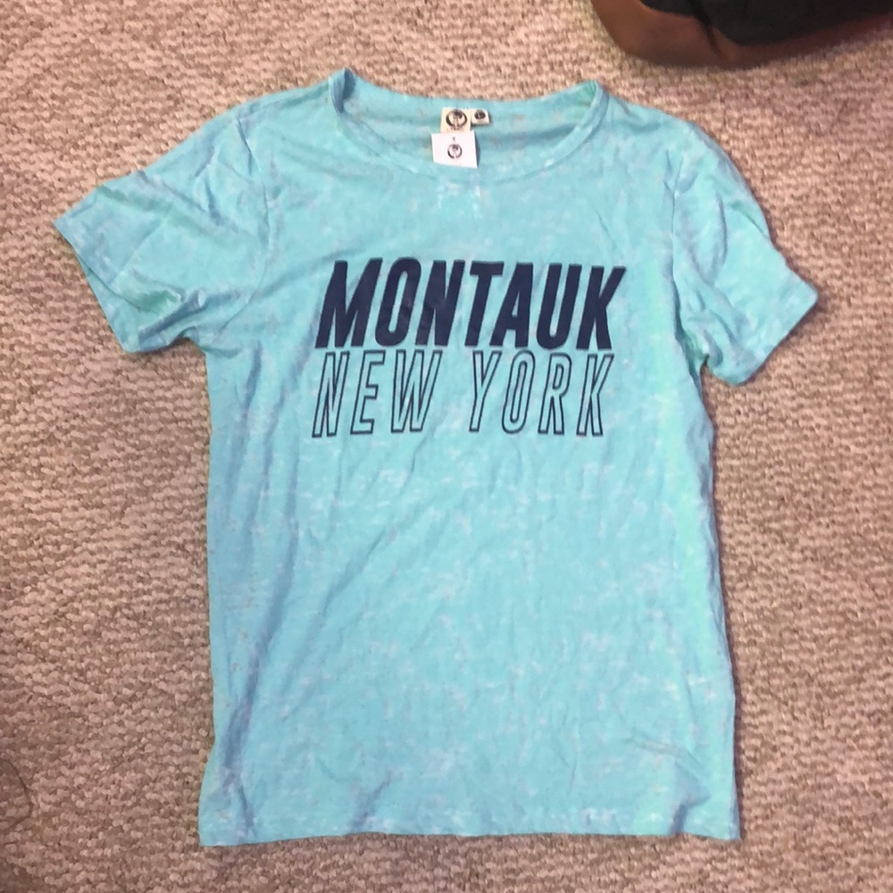 blue Montauk tshirt